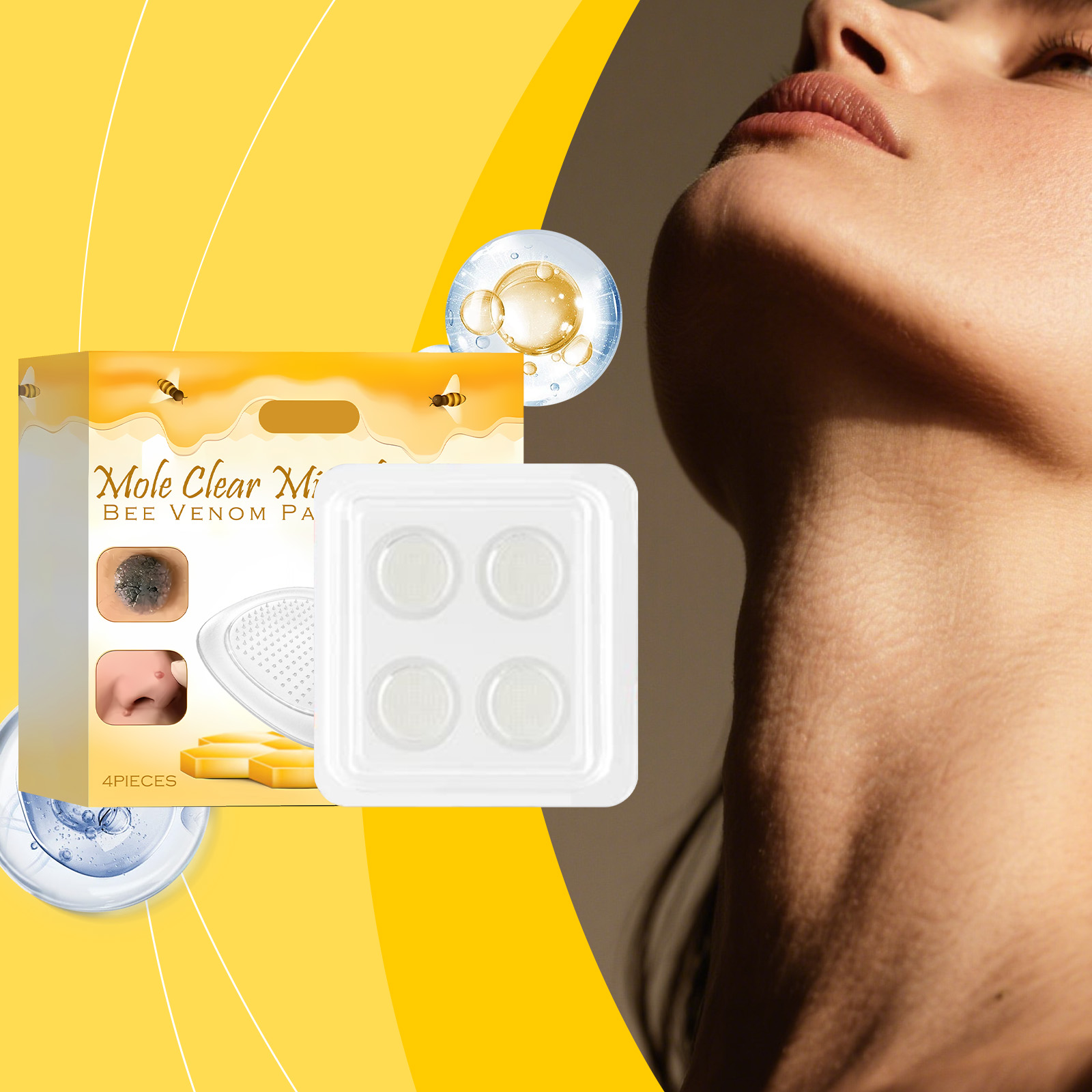 Skin Care Patch Mild Clean Moisturize Body Face Skin Daily Special Protect Complex Care