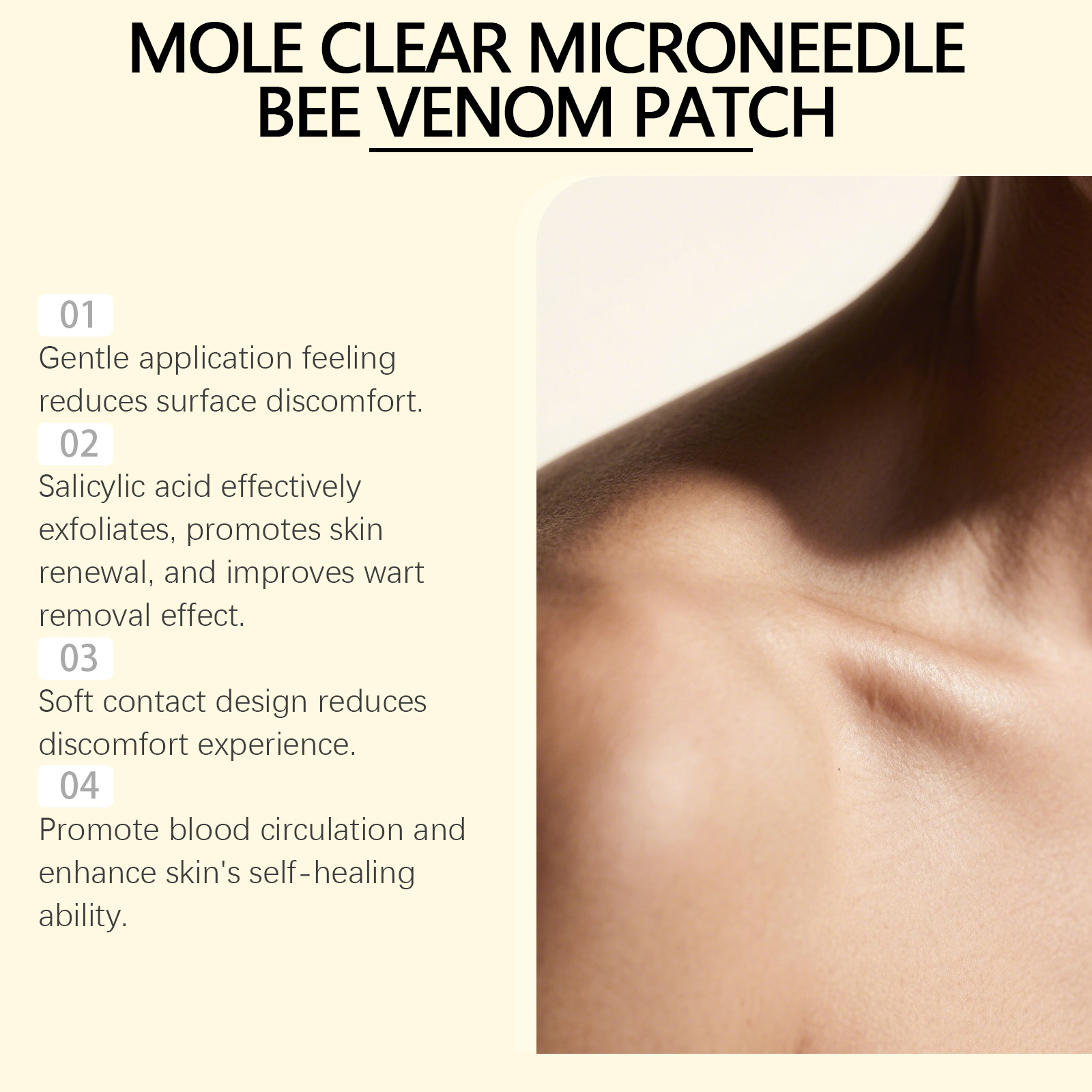 Skin Care Patch Mild Clean Moisturize Body Face Skin Daily Special Protect Complex Care