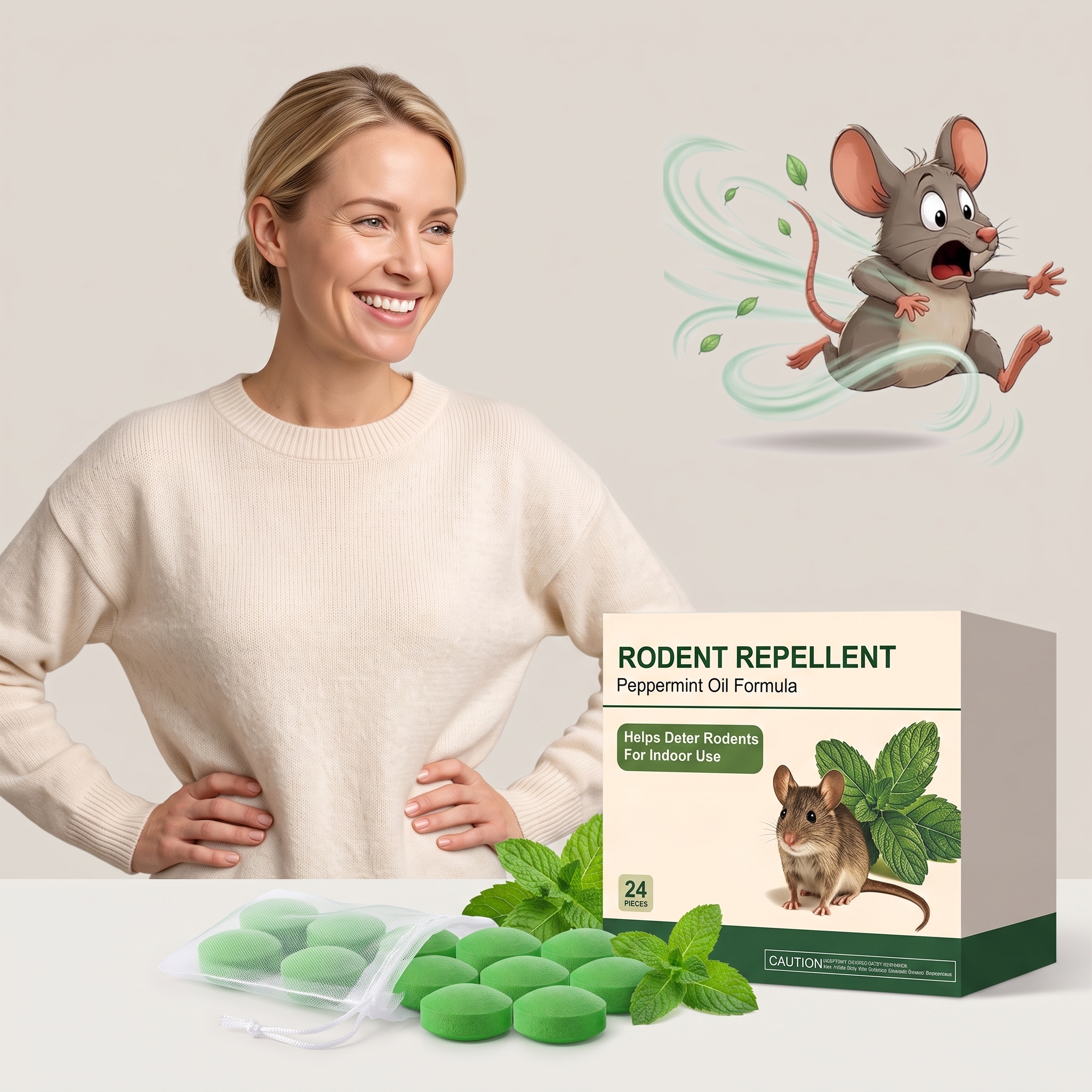 Rat Repellent Pellet Powerful Whole Nest Elimination Anti Gnaw Convenient Long Lasting Household Warehouse Indoor Outdoor Multi Scene
