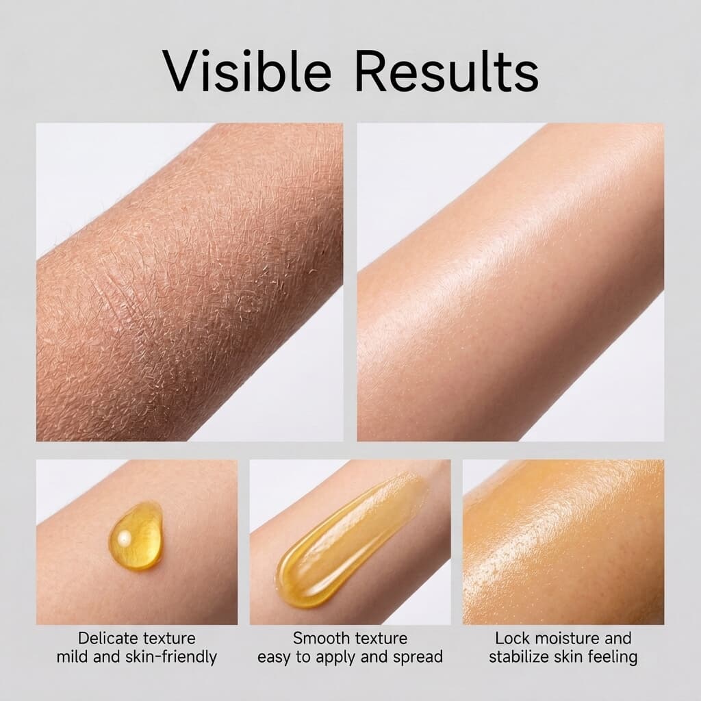 Castor Oil Moisturizing Roller Ball Delicate Silky Comfort Fresh Non Sticky Daily Body Skin Hydrating Care