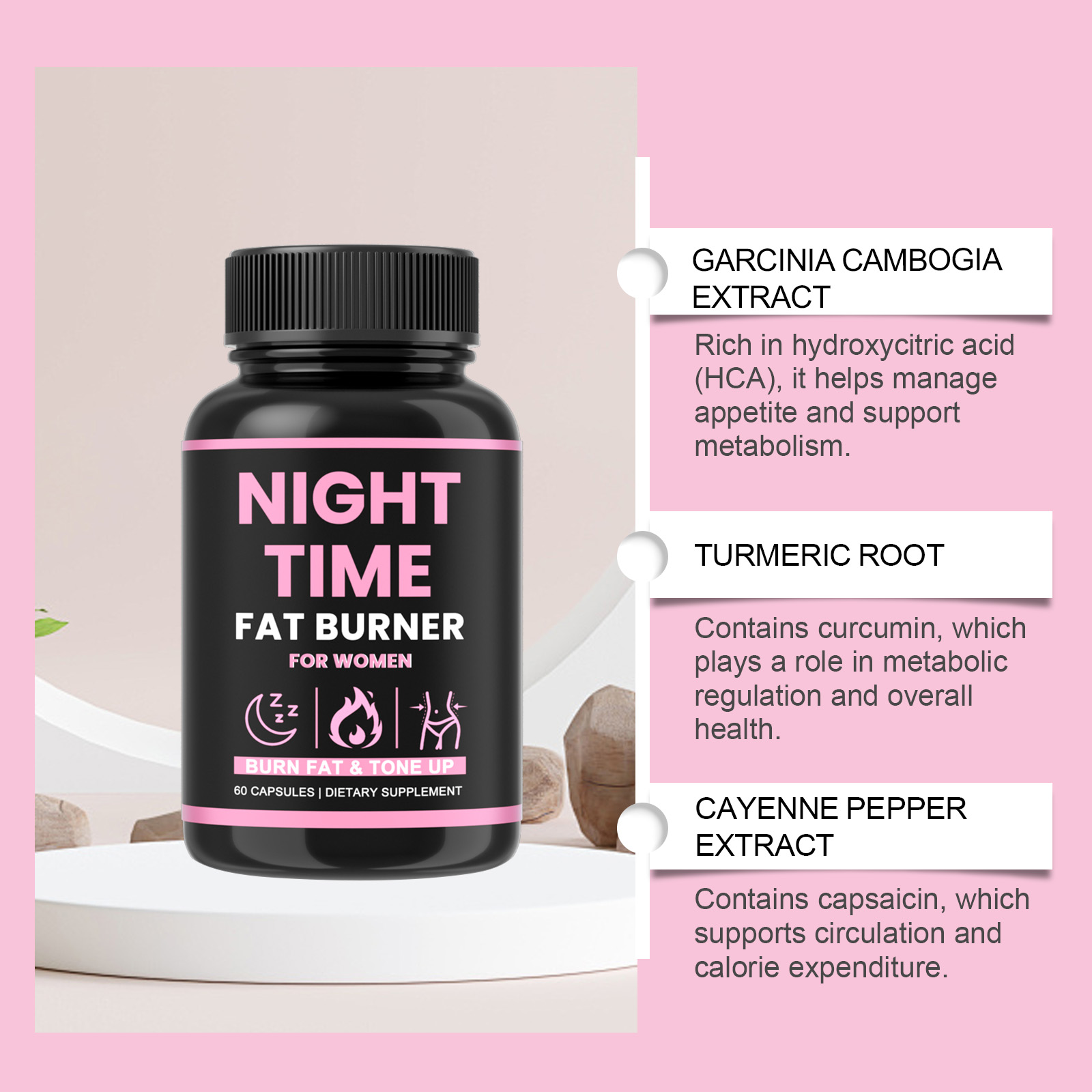 Feminine Care Capsules Multiple Plant Extracts Support Body Circulation Provide Comprehensive Gentle Nurture