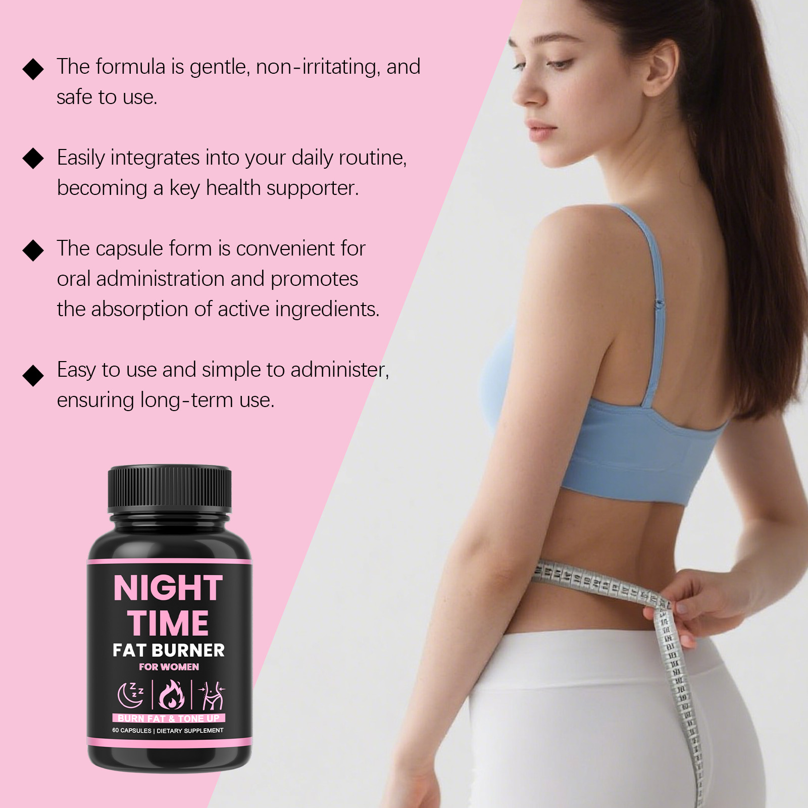 Feminine Care Capsules Multiple Plant Extracts Support Body Circulation Provide Comprehensive Gentle Nurture