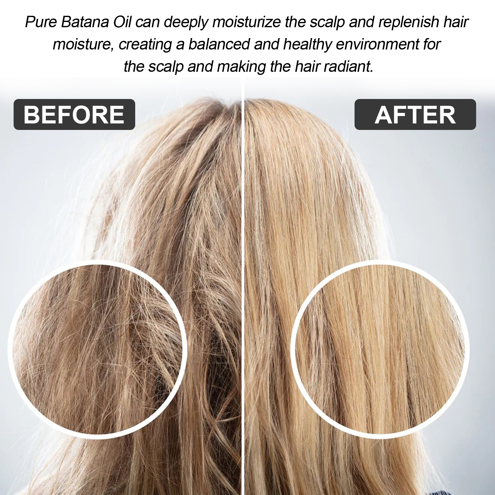 Batana Hair Balm Nourish Repair Dry Frizzy Hair Soften Hair Care Hair Mask