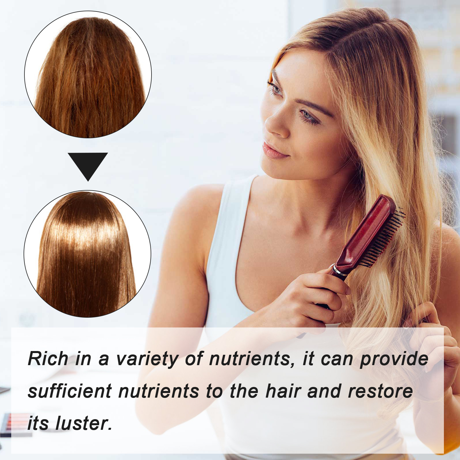 Batana Hair Balm Nourish Repair Dry Frizzy Hair Soften Hair Care Hair Mask