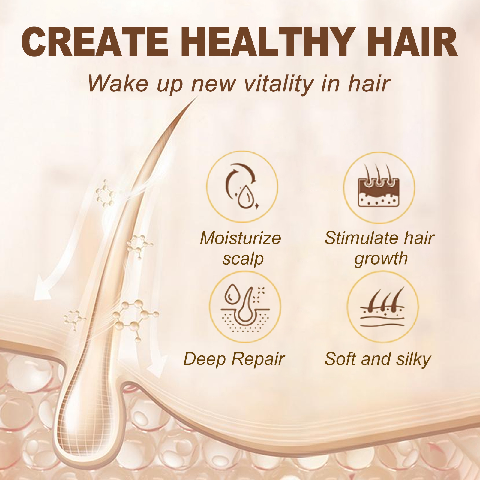 Batana Hair Balm Nourish Repair Dry Frizzy Hair Soften Hair Care Hair Mask