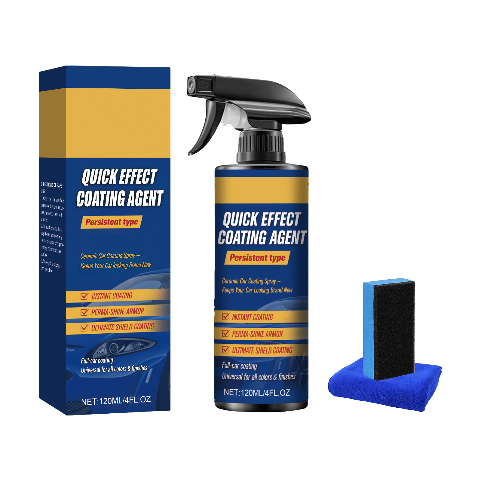 Automotive Ceramic Coating Agent Car Paint Surface Gloss Maintenance Renovation Cleaning Dustproof Nano Coating Agent