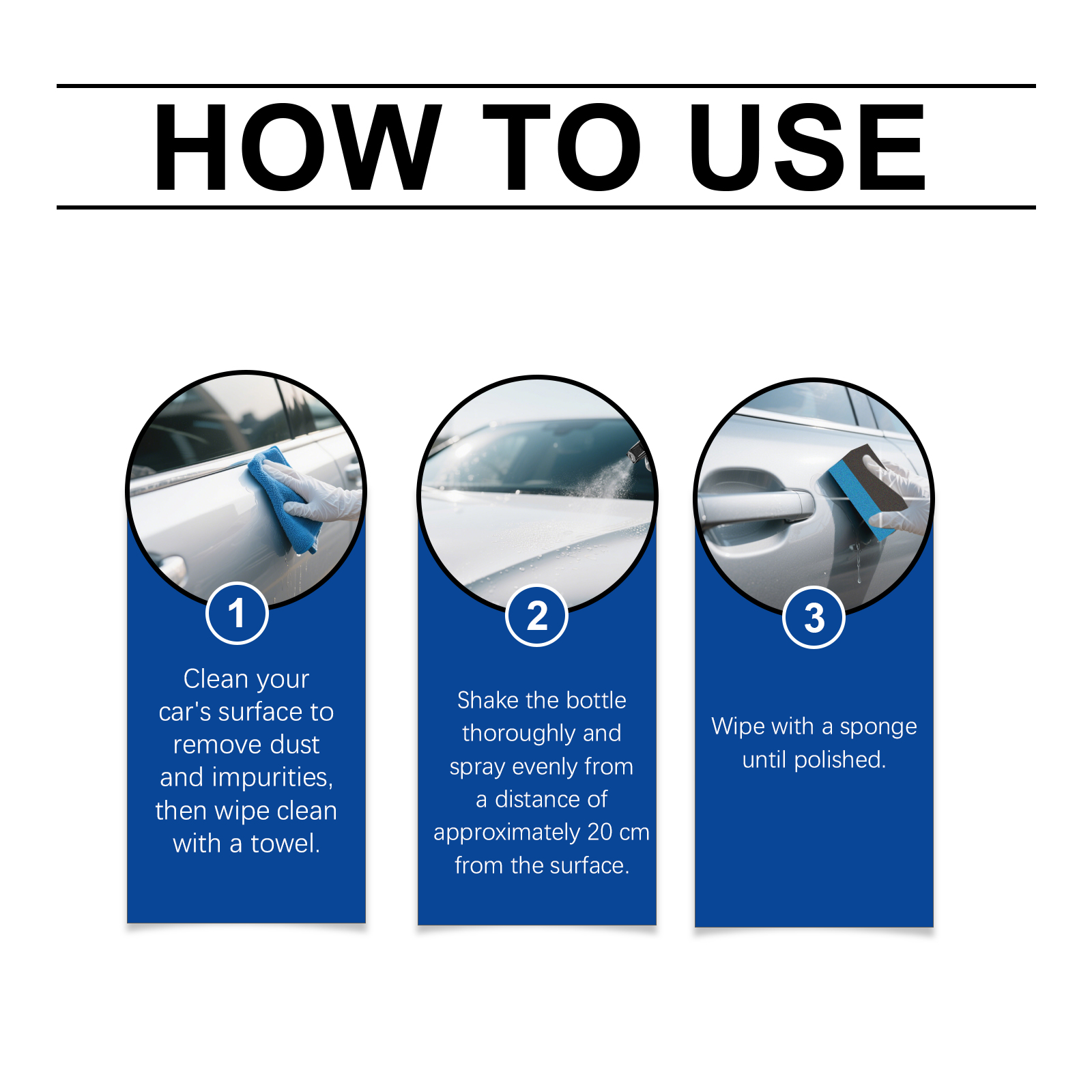 Automotive Ceramic Coating Agent Car Paint Surface Gloss Maintenance Renovation Cleaning Dustproof Nano Coating Agent