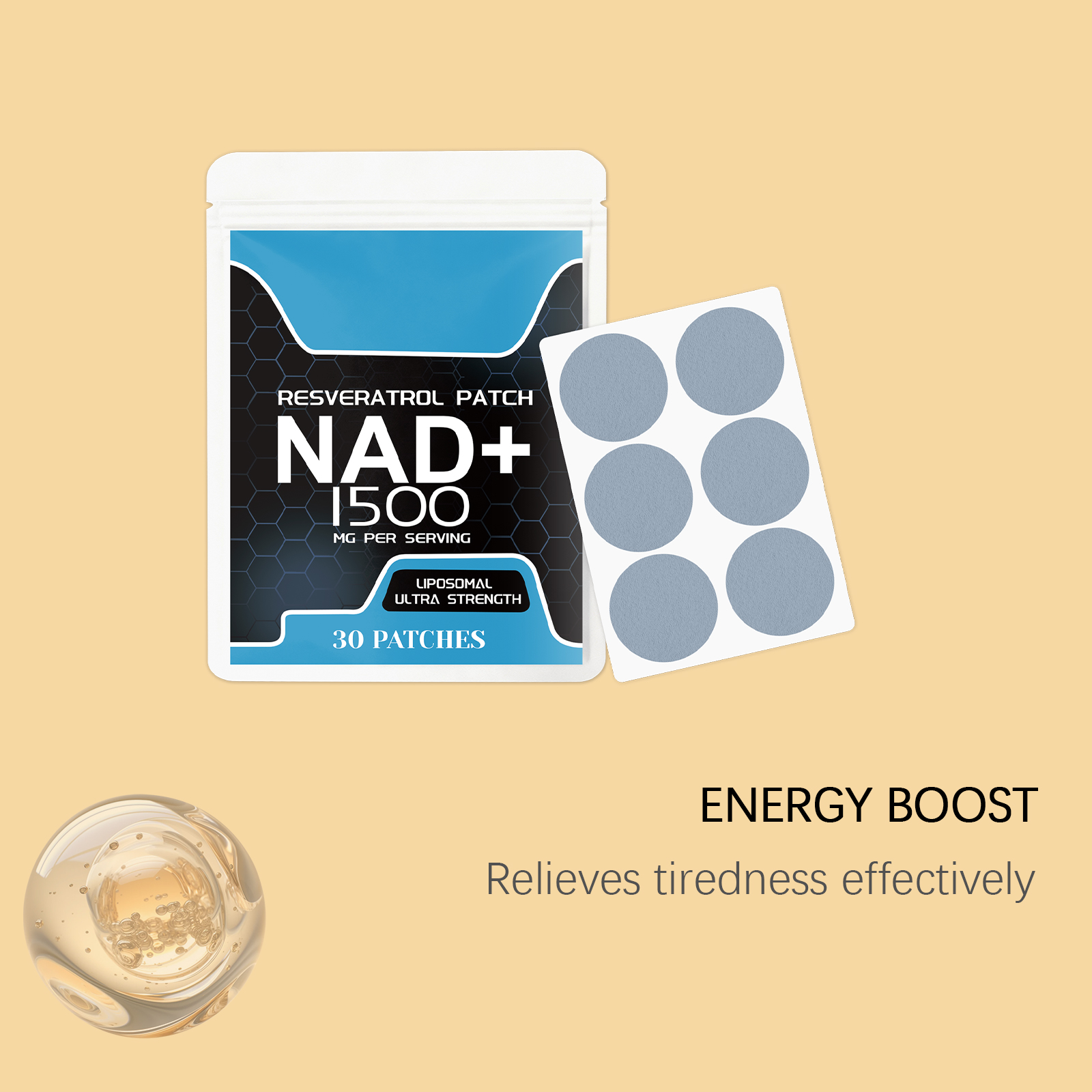 Body Care Patch Gentle Soft Skin-Friendly Close-Fitting Vitality Boost Portable Daily External Care Sticker