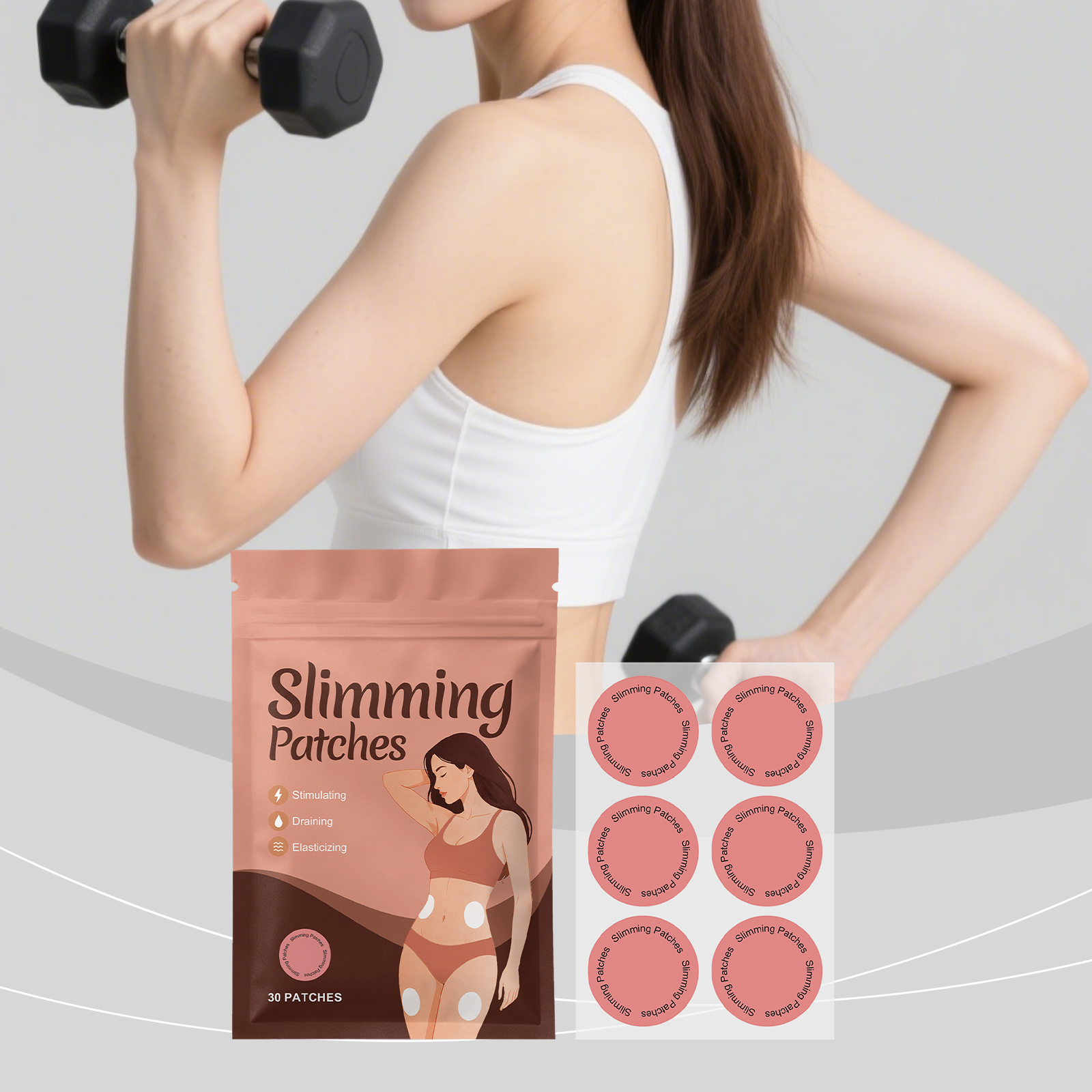 Body Care Patch Breathable Skin Friendly Light Fit Show Natural Body Line Daily Care