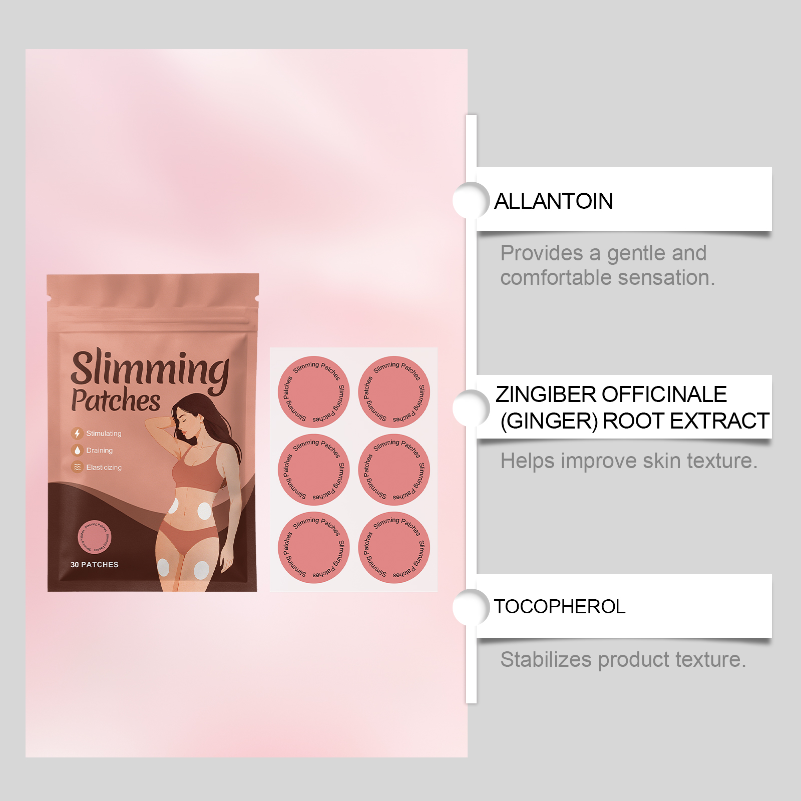 Body Care Patch Breathable Skin Friendly Light Fit Show Natural Body Line Daily Care