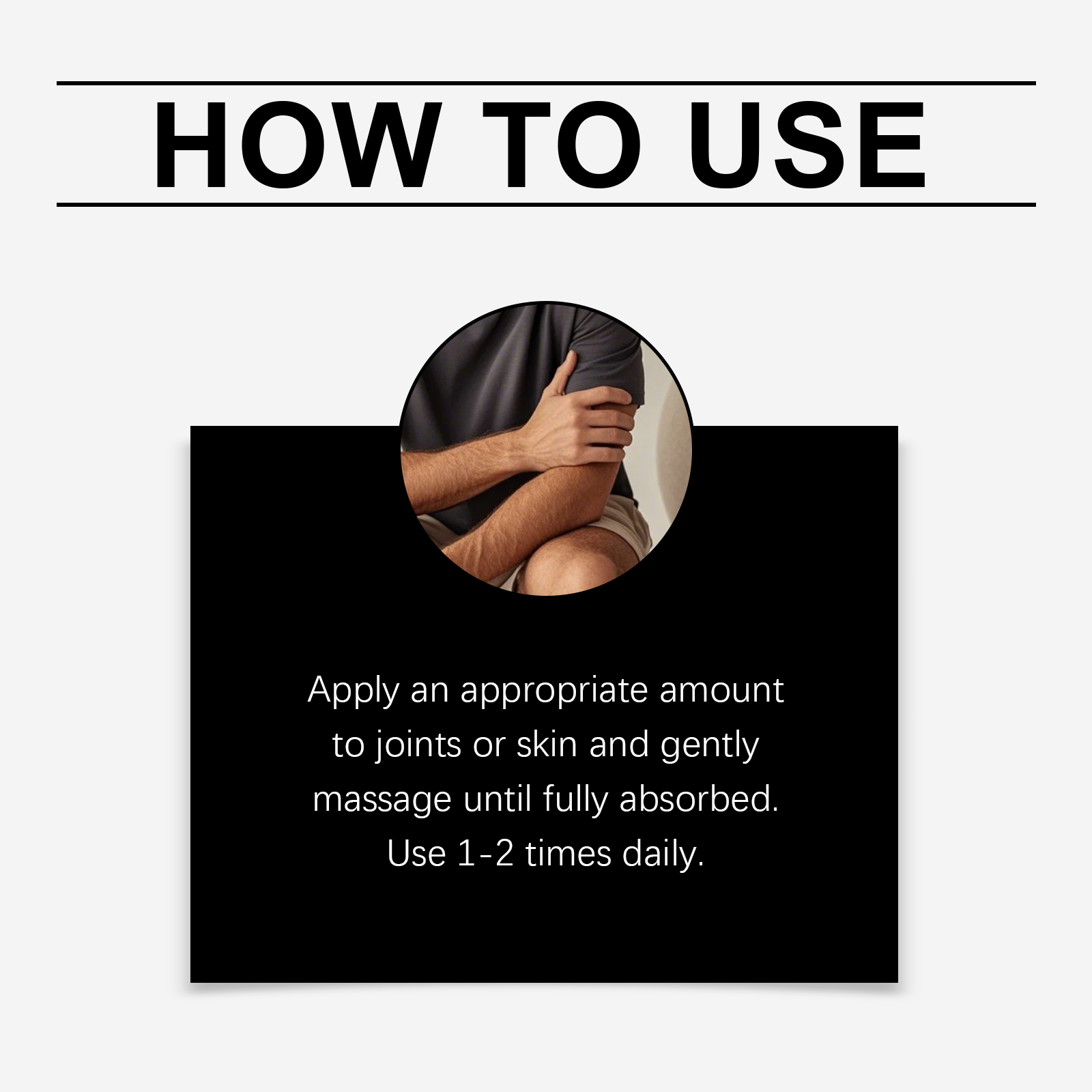 Smoothing Magnesium Cream Mild Comfortable External Application Gentle Massage Easy Absorption Joint Knee Elbow Shoulder Daily Care