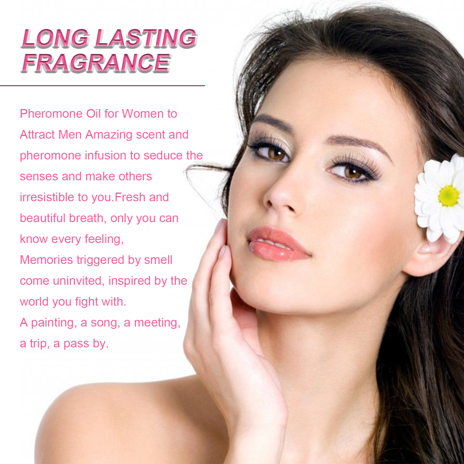 Pheromone Roller Perfume Roller Design Portable Long Lasting Natural Fresh Scent Daily Use Perfume