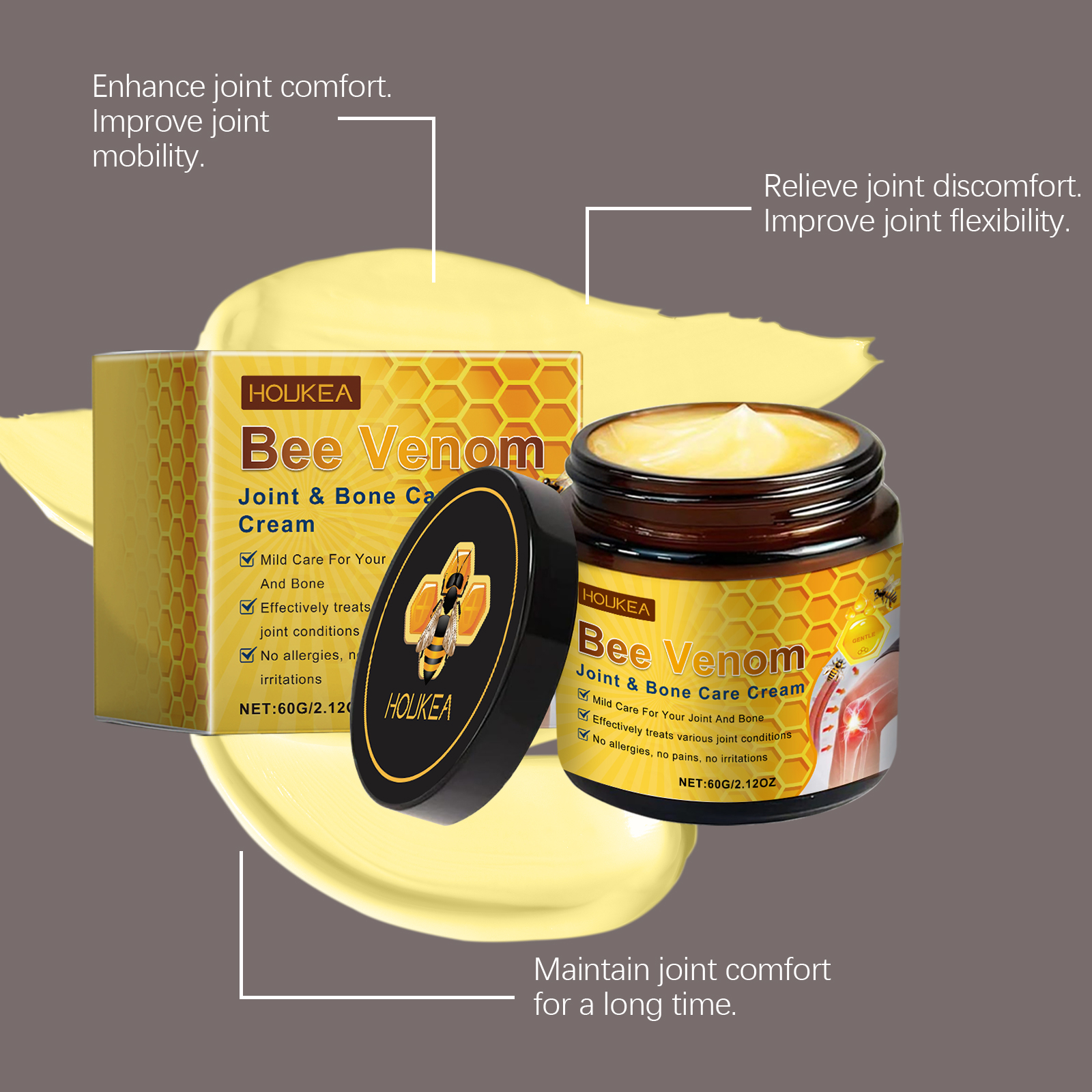 Body Care Soothing Cream Gentle Nourishing Relieve Wrist Knee Discomfort Daily Body Care Cream