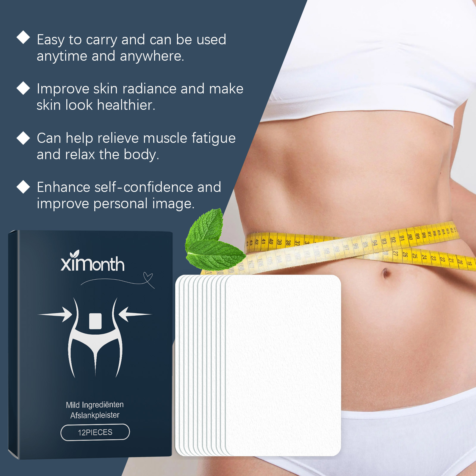 Body Care Patch Shape Show Body Curve Lazy Arm Abdomen Skin Navel Patch