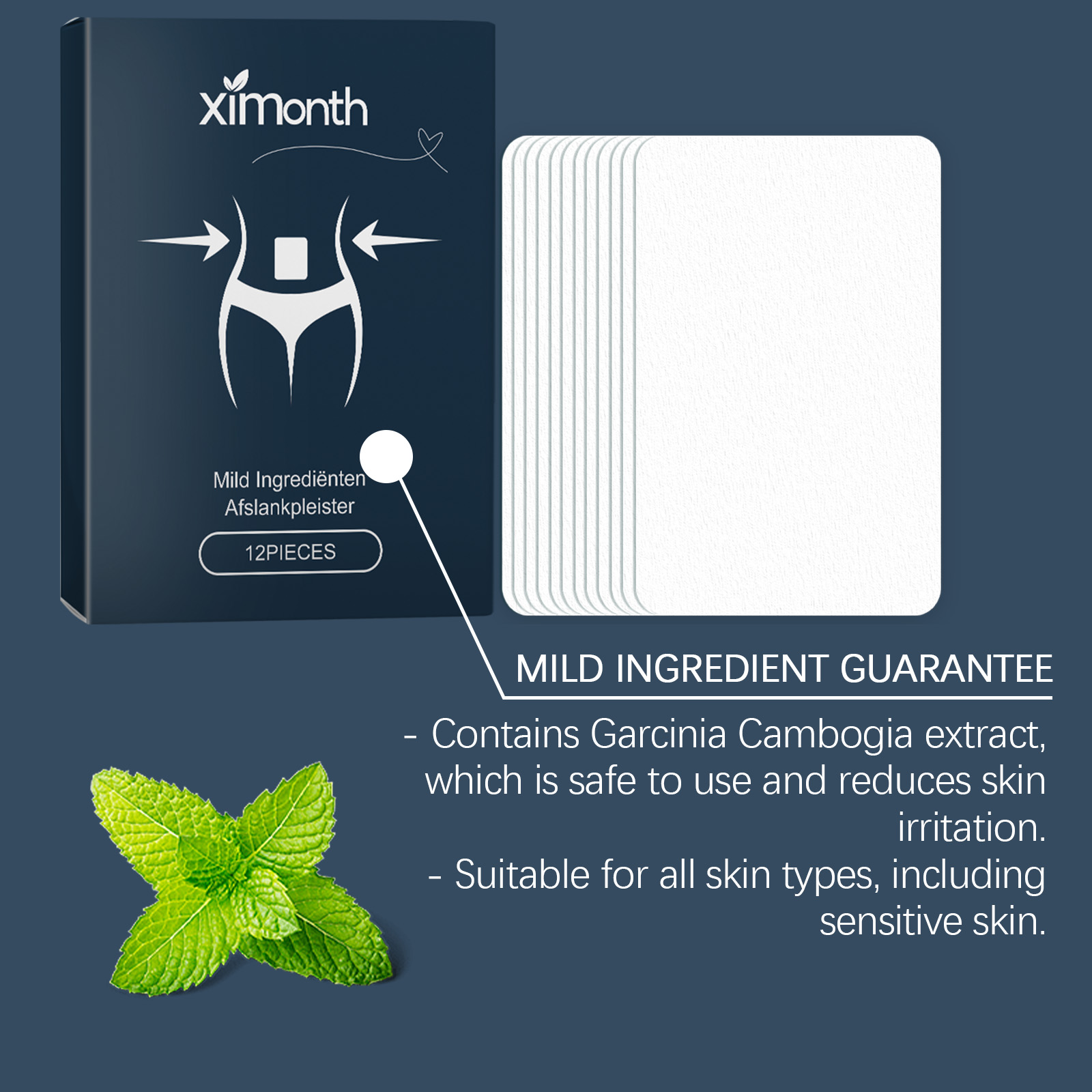 Body Care Patch Shape Show Body Curve Lazy Arm Abdomen Skin Navel Patch