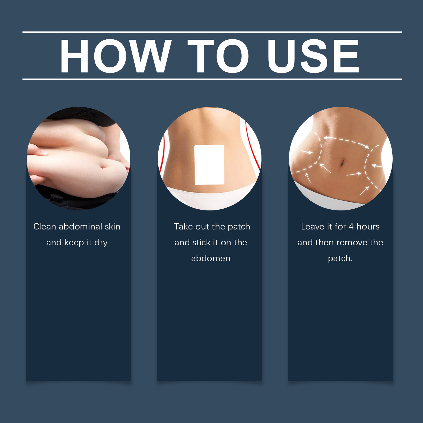Body Care Patch Shape Show Body Curve Lazy Arm Abdomen Skin Navel Patch