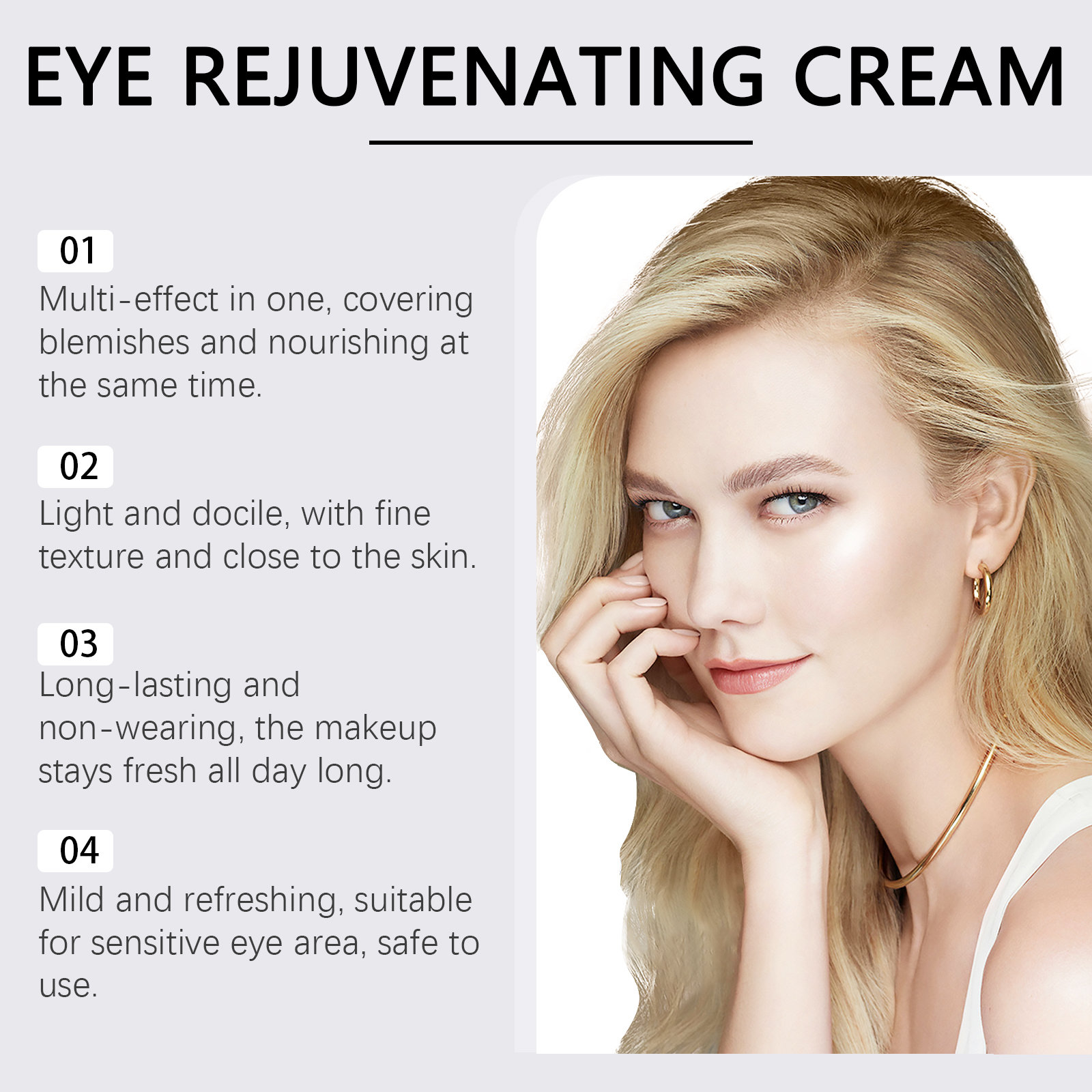 Centella Under Eye Concealer Cream Lightweight Natural Finish For Dark Circles Brightening Daily Wear