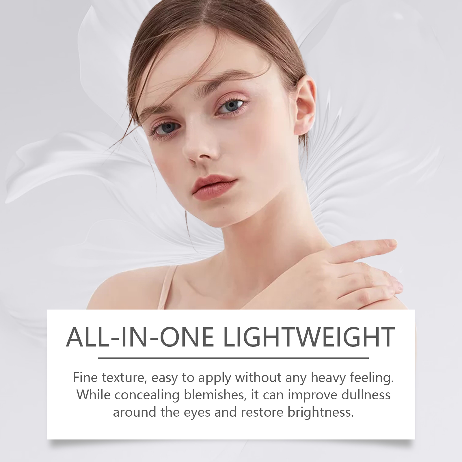 Centella Under Eye Concealer Cream Lightweight Natural Finish For Dark Circles Brightening Daily Wear