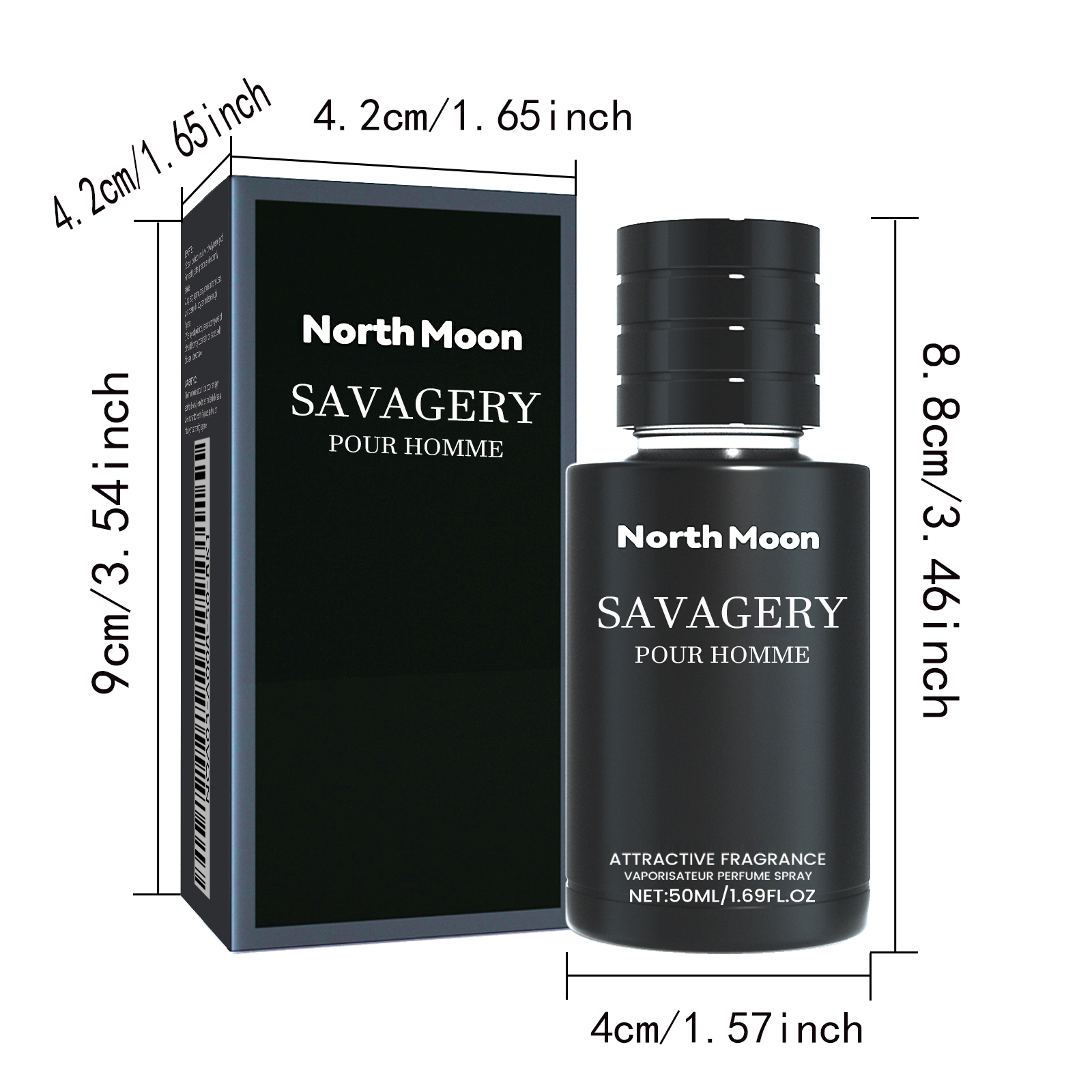 Men Perfume Natural Fresh Light Scent Long Lasting Portable For Daily Wear And Romantic Occasions 50ml