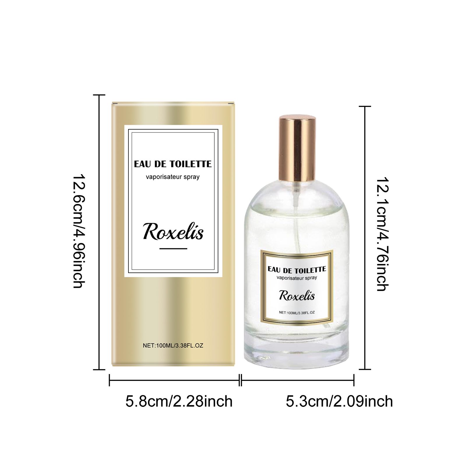 Women Cologne Charm Perfume Rose Jasmine Fresh Long Lasting For Daily Wear
