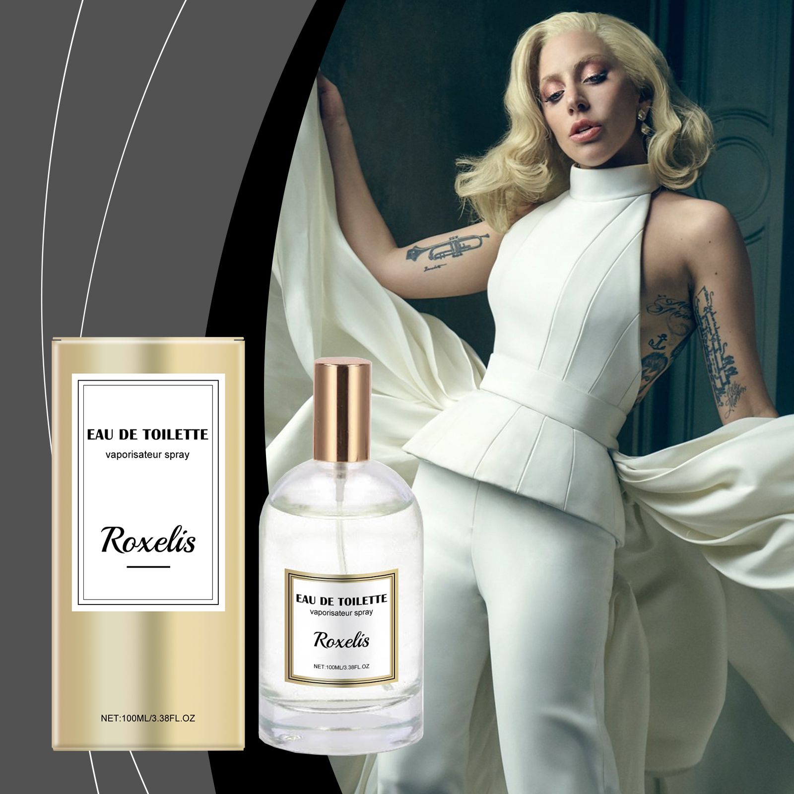 Women Cologne Charm Perfume Rose Jasmine Fresh Long Lasting For Daily Wear