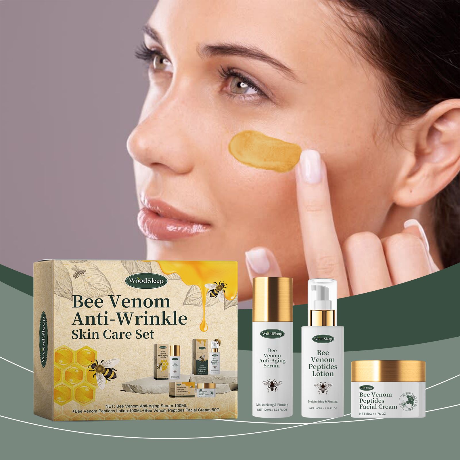 Skincare Set With Essence Cream And Lotion For Hydrating And Nourishing Daily Face Care