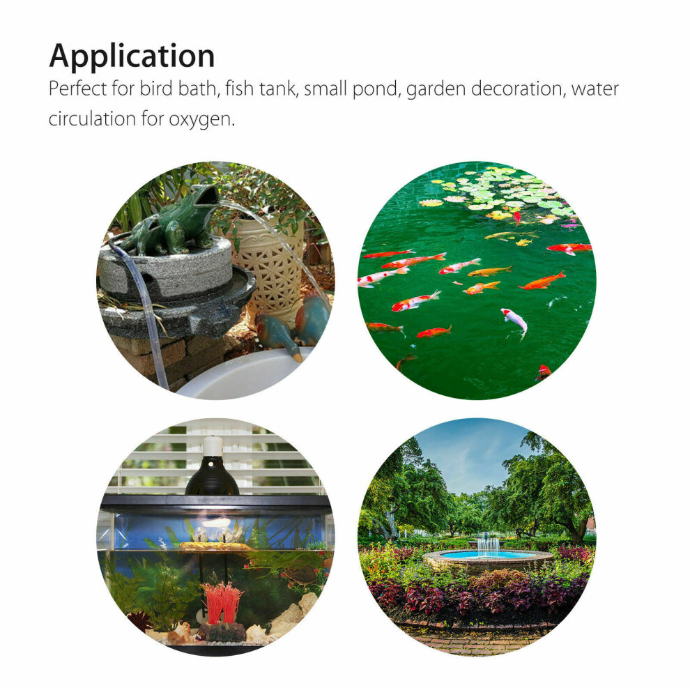 Solar Powered Fountain Water Pump Kit Pool Garden Pond Watering Submersible
