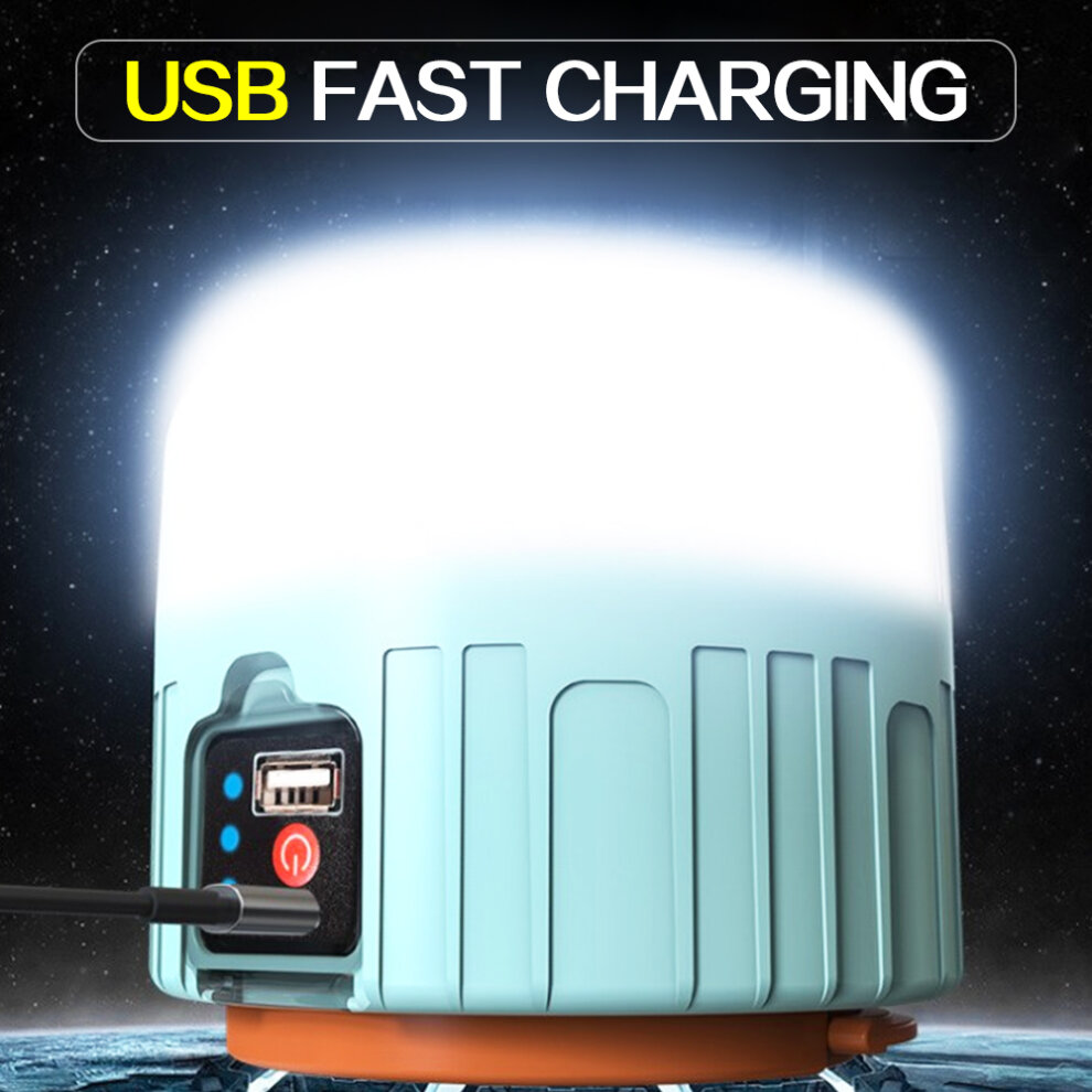 300W Solar LED Camping Light Bulb For Outdoor USB Rechargeable