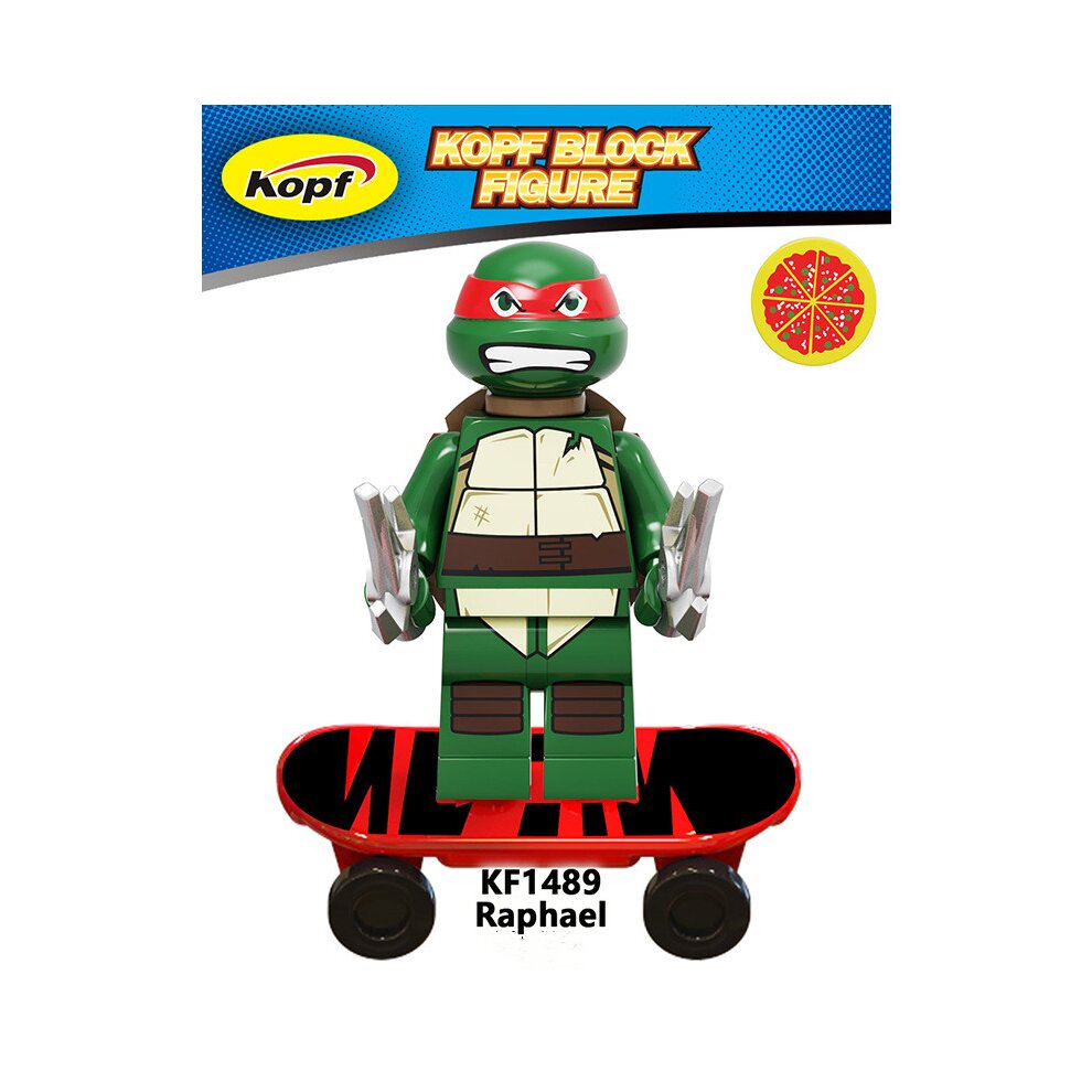 12PCS Teenage Mutant Ninja Turtles Figures Toys Fit Lego