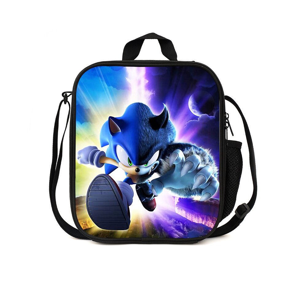 (Sonic I) Sonic Insulated Lunch Bag School Outdoor Lunch Box