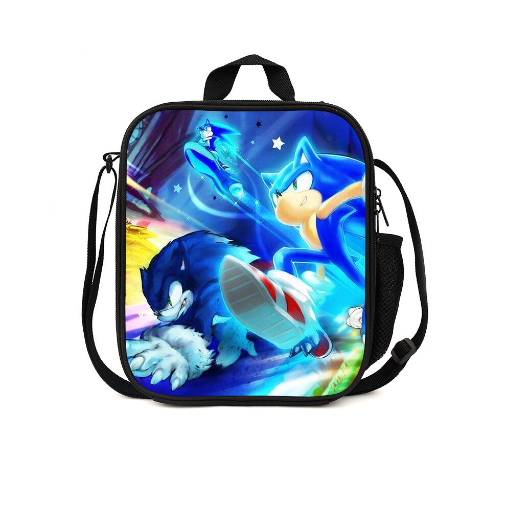 (Sonic I) Sonic Insulated Lunch Bag School Outdoor Lunch Box