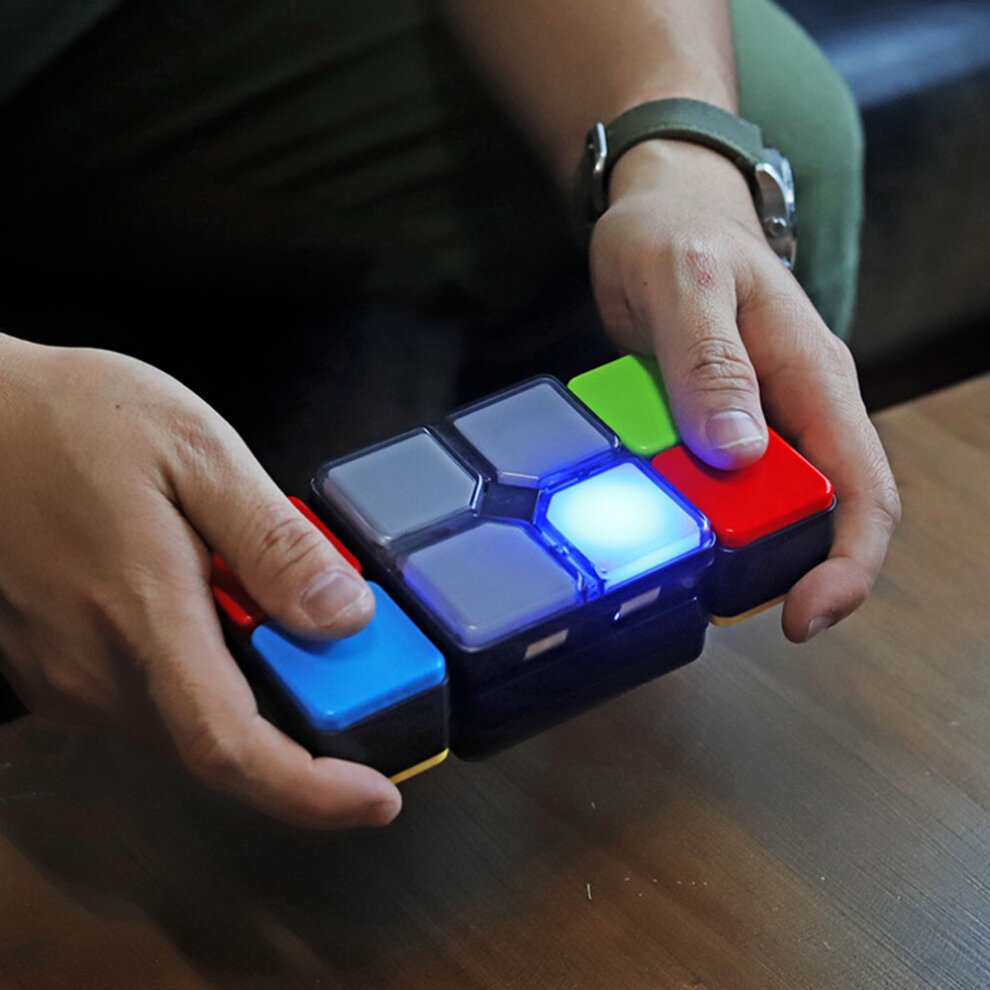 LED Music Magic Cube Puzzle Flip Slide Multiplayer Electronic Game Toys for Teens Kids Gifts for 6-13 Year Old Boys Girls Christmas Birthday Gifts for Children