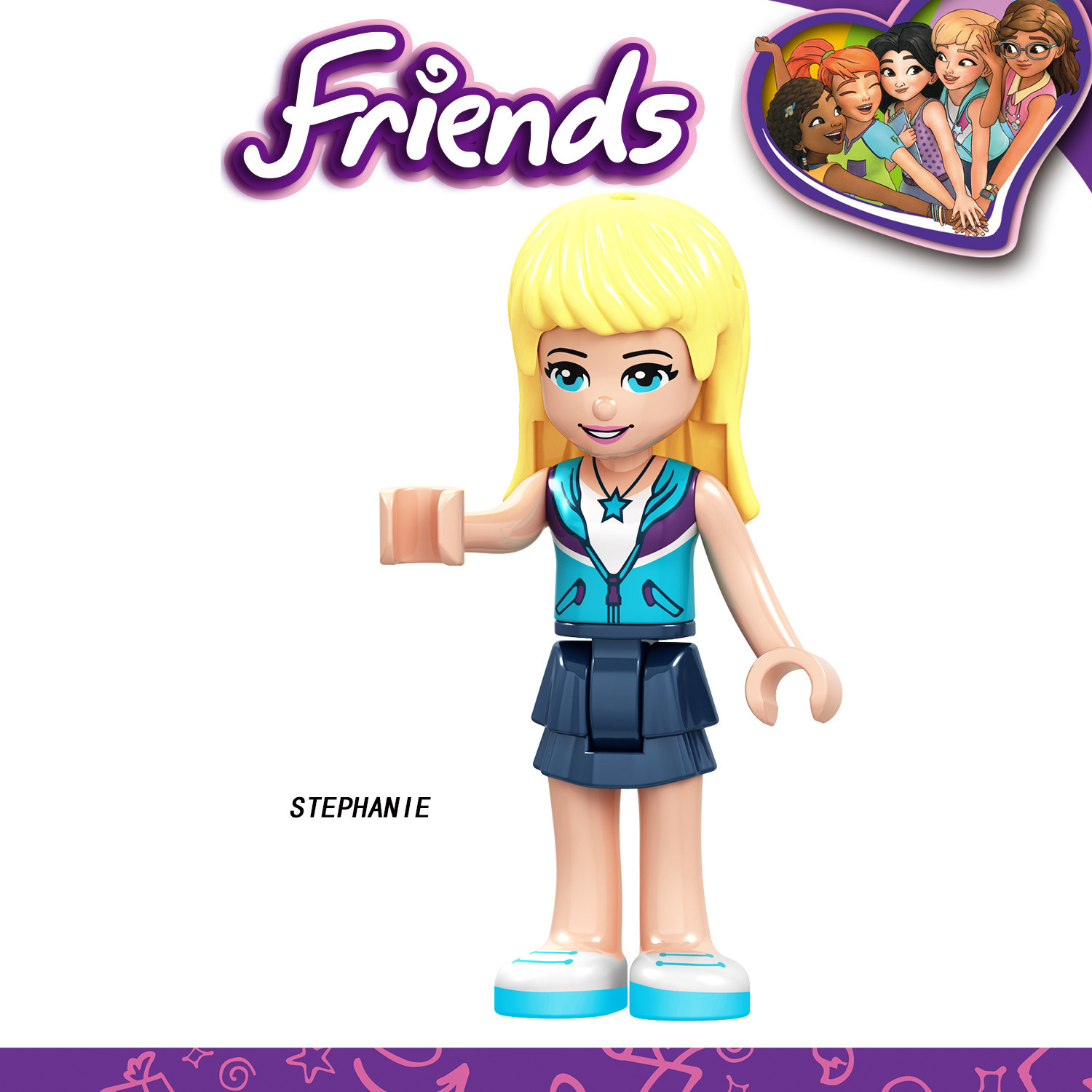 Friends Girls Mini Figures Building Blocks Toys Assembles Particles Figure Bricks Construction Toys Compatible with Lego Creative Cute Anime Friend Toys Birthday Gift For Girls Female Male