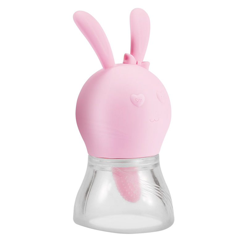 Clitoris Nipple Vibrator for Her Bunny Tongue Licking Clitoris Breast Stimulator G-Spot Massager Egg Sucker Masturbator Adult Oral Sex Toys for Couples and Women Rechargeable
