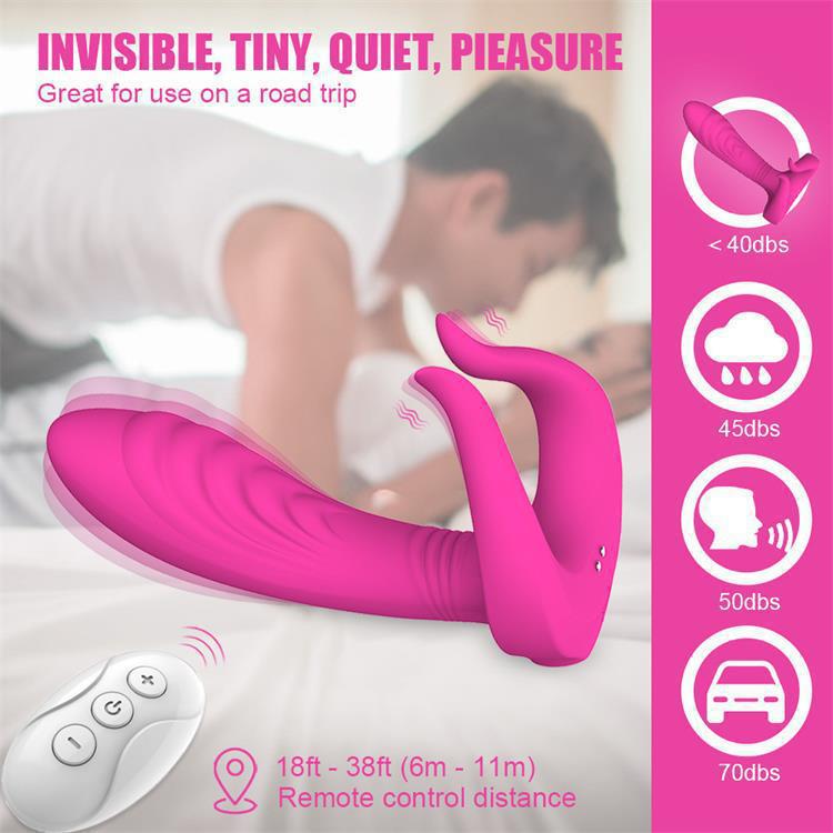 G Spot Vibrator Wearable Adult Toys Dildo Wireless Remote Control Clitoris Stimulator with Penis Massager 7 Vibration Modes Fit for Solo Sex and Couple Fun