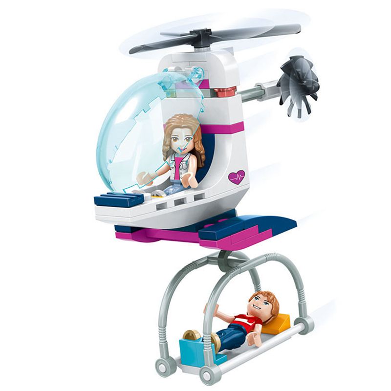 Heartlake City Park Hospital Compatible Friends Building Block Girl Bricks Toys For Children Birthday Gifts