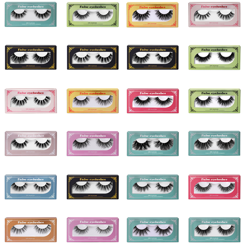 Mink False Eyelashes Extensions Fake Lashes Wispy Curly Fluffy 3D Thick Natural Look Soft Vivid Fashion Party Makeup Tools 10 Pairs Pack