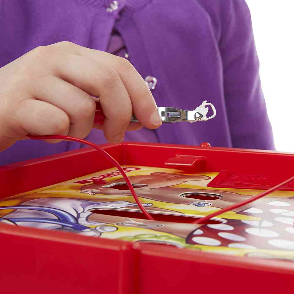 Classic Operation Game, Electronic Board Game with Cards, Indoor Game for Kids Ages 6 and Up