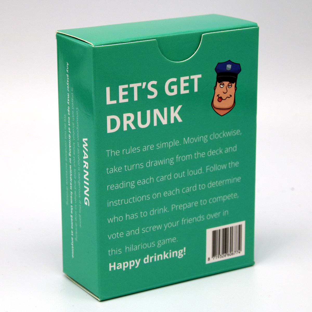Lets Get Drunk Party Family Friends Drinking Game