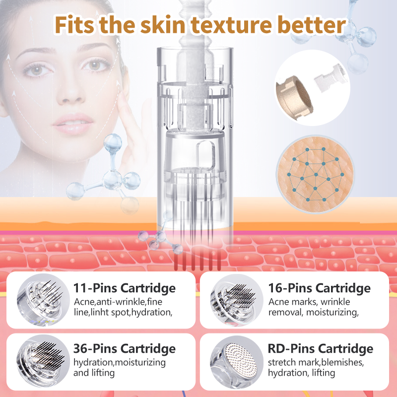 (12 Pin) Dr. Pen M5 Needle Cartridges Disposable Replacement Needles for Microneedling Derma Pen