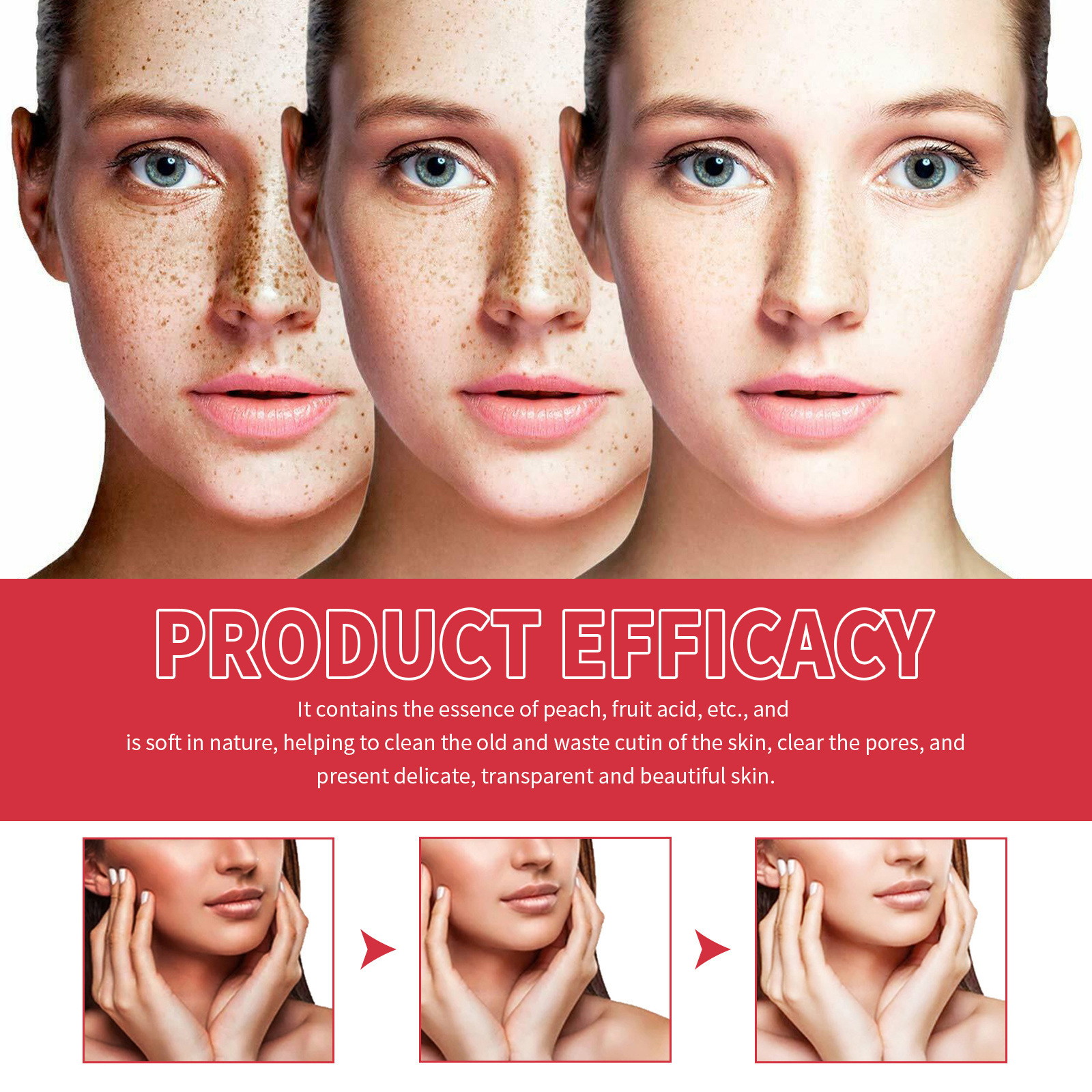 Extract Exfoliation Acid Exfoliating Cream Whitening Face Scrub Cream Skin Care  Peach Smoothing Gel Deep Cleansing Face Scrub Hydrating Moisturizing