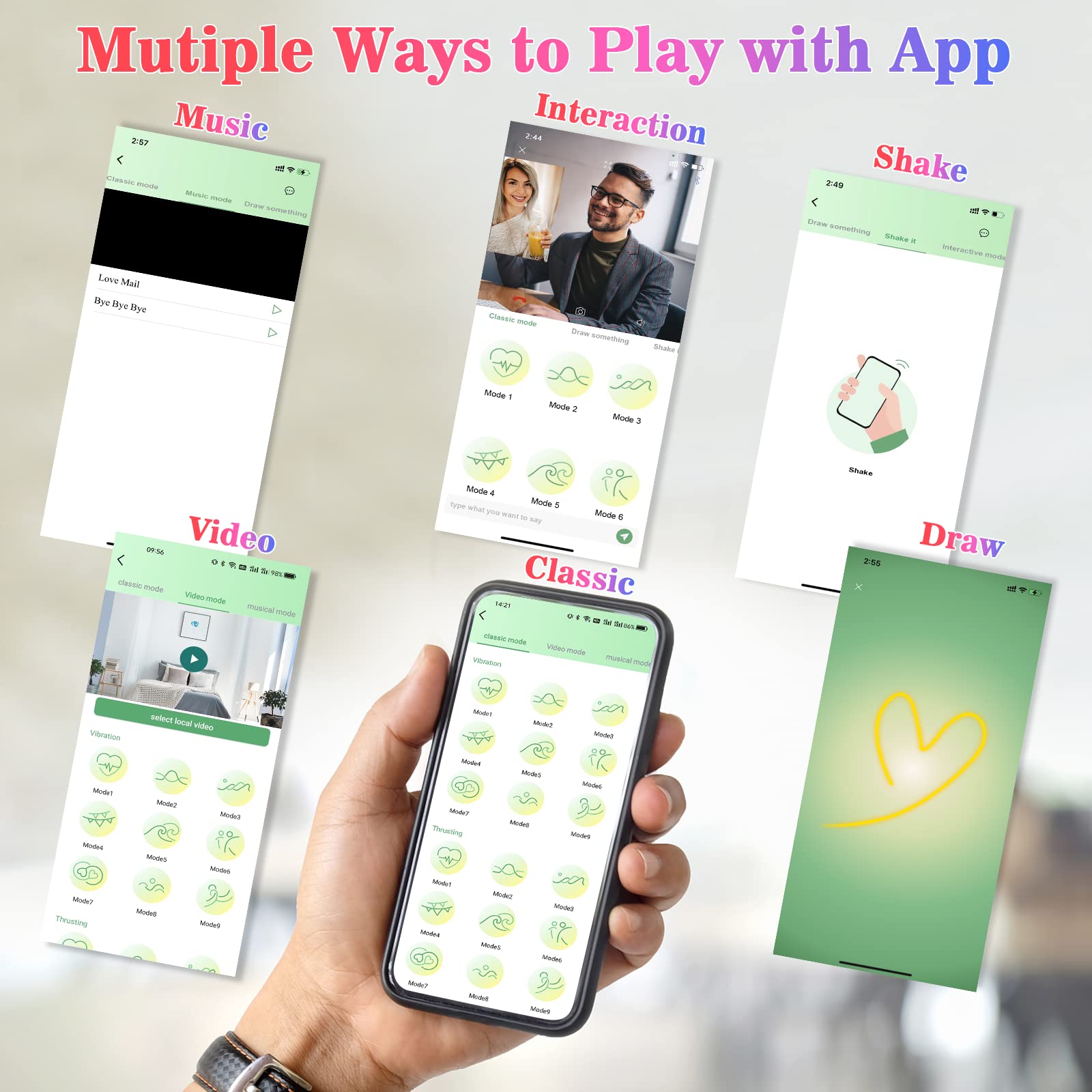 Wearable Vibrator G-Spot Dildo Sex Toys for Women Butt Plug Anal Toys for Gay Massager Adult Toy for Vagina Clitoral Stimulation APP Remote Control