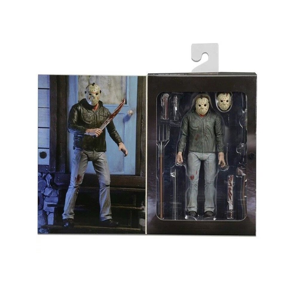 NECA Friday the 13th 3D JASON VOORHEES Ultimate Action Figure Toy Model Multicolor Kids Gift 7 Inches