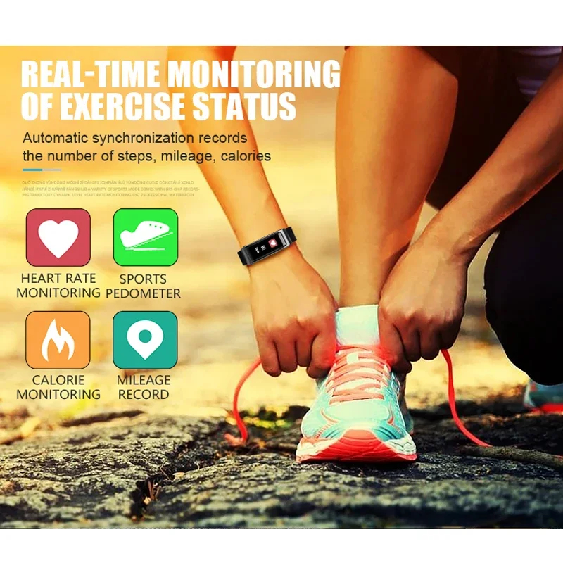 Wireless Bluetooth Earphone Smart Watch Ear Buds Health Tracker Pedometer Bracelet Smart Wristband Bluetooth Headset