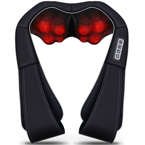 Neck Massager Back Massager with Heat Shiatsu Neck and Back Massager Shoulder Massager