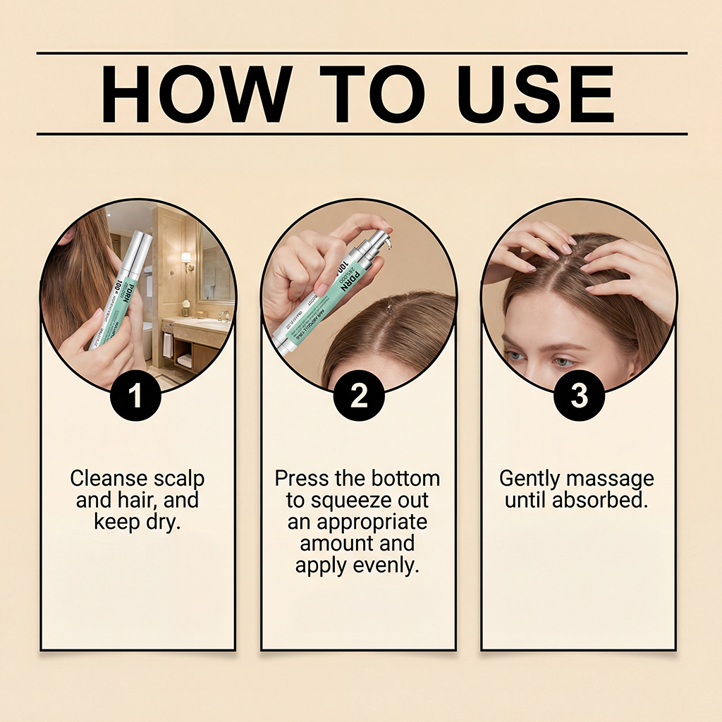 Salmon Collagen Hair Serum Spray 15ml PDRN Reedle Shot Ampoule Repairs Split Ends Frizzy Hair Nourishing Leave-in Conditioner ﻿