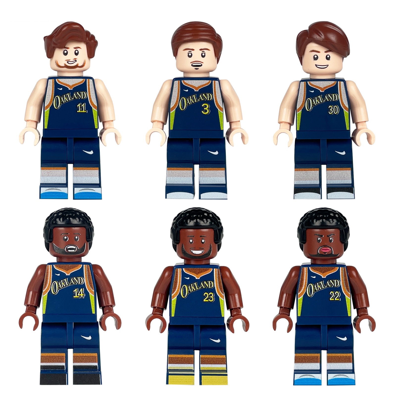 (Style F) Basketball and Football Player Mini Figures Toys Educational Building Blocks Set Long Lasting Enjoyment Countless Hours Of Entertainment for Kids