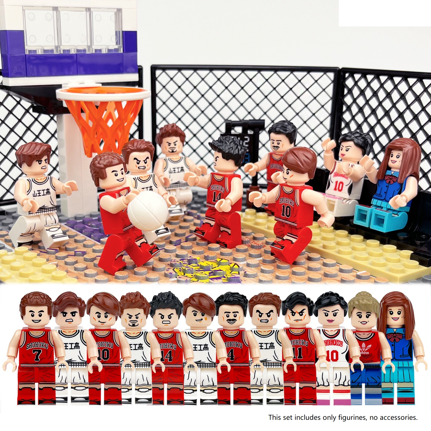 (Style F) Basketball and Football Player Mini Figures Toys Educational Building Blocks Set Long Lasting Enjoyment Countless Hours Of Entertainment for Kids