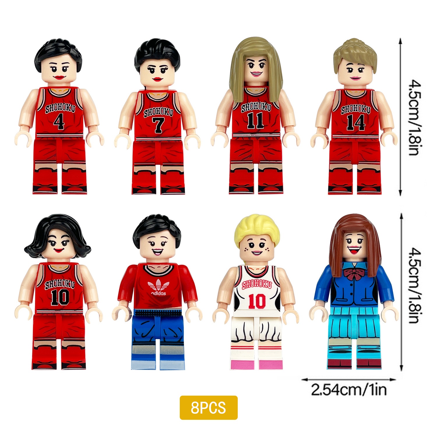 (Style F) Basketball and Football Player Mini Figures Toys Educational Building Blocks Set Long Lasting Enjoyment Countless Hours Of Entertainment for Kids