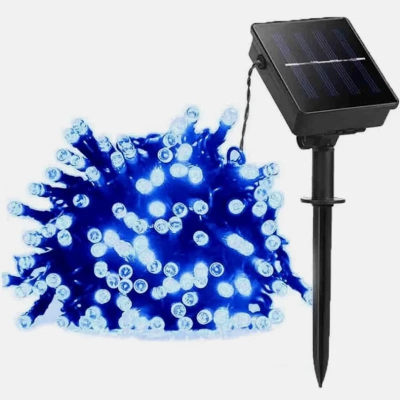 (RGB) Garden Christmas 100 LED Wedding Party Solar Waterproof Lights Outdoor